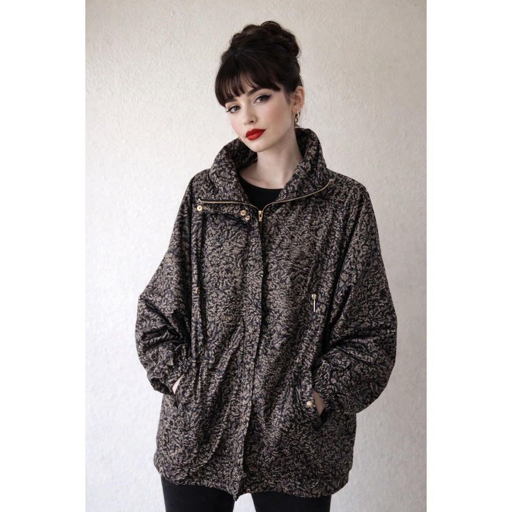 Pile Ou‎ Face Paris Women's Textured Print Jacket